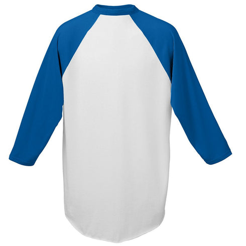 Augusta Sportswear Youth Baseball Jersey (421-C), Color 'White/Royal'